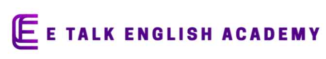 E Talk English Academy Logo